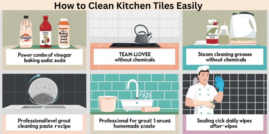 How to Clean Kitchen Tiles Easily