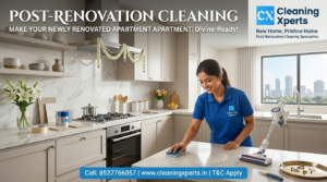 Read more about the article Book a comprehensive post-renovation cleaning service for my apartment.